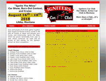 Tablet Screenshot of igniterscarclub.com